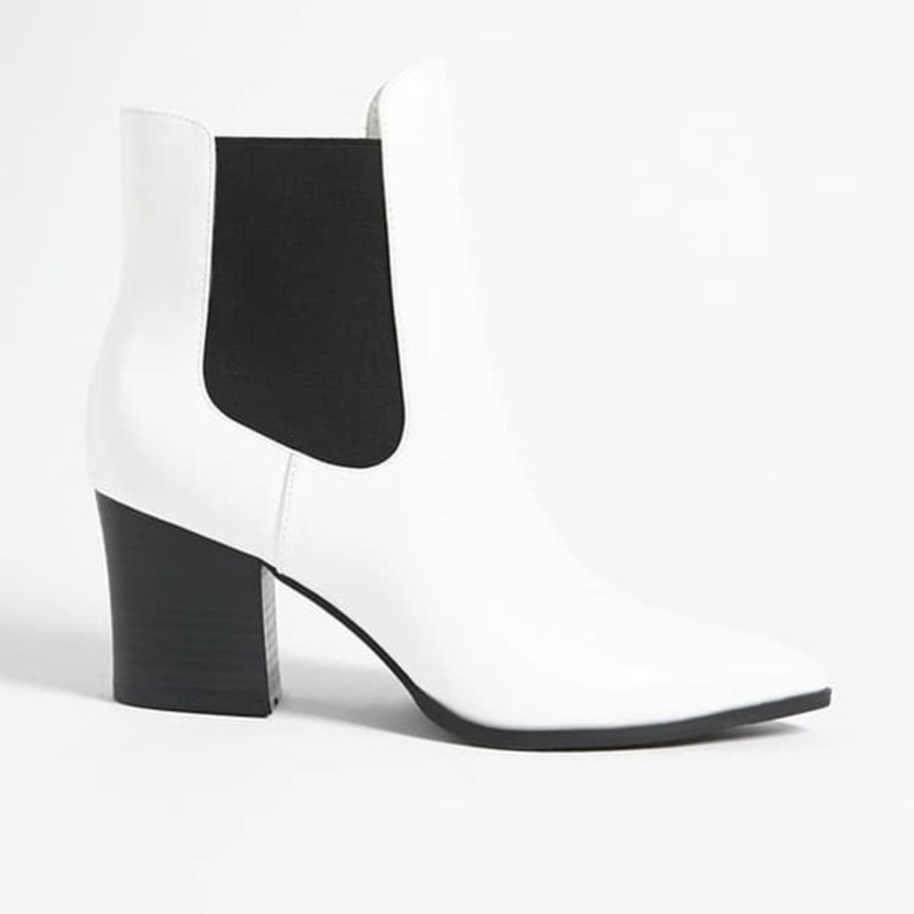 White Chelsea Boots New With Tags
